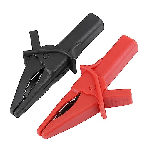 Cheotime Alligator Clips Set, Mini -Größe isolierte -Gator -Clips mit 4mm Sockel und 30 -mm -Kiefer -Elektrik -Testklemmen für Autodrahtanschluss von CHEOTIME