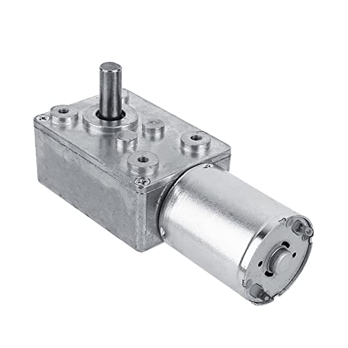 Cheotime DC 12 V Getriebe Motor, reversibler Hochdrehmomentmotor Mini Turbine 12V Reduzierer Elektromotor Selbstverriegelung für DIY Mini Getriebemotor (5RPM) (6RPM) (20RPM) von CHEOTIME
