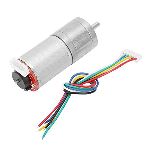 Cheotime DC Encoder Metallgetriebe, 12 V Getriebe Motorgeschwindigkeitsreduziertermotor MICRO Speed ​​Reduktion Motor Mini Motor für Roboter RC Car DIY Motorspielzeug (Geschwindigkeit 1000) von CHEOTIME