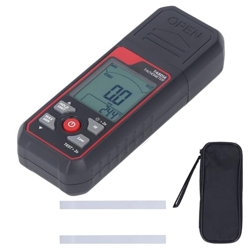 Cheotime Digital Tachometer, Nichtkontakt -Drehzahl -Drehzahlmesser Digitalanzeige Photoelektrisches Tachometer mit LCD -Display 2,5 U/min bis 999999RPM Cheotime Digital Tachometer, Nichtkontakt -Drehzahl -Drehzahlmesser Digitalanzeige Photoelektrisches Tachometer mit LCD -Display 2,5 U/min bis 999999RPM von CHEOTIME