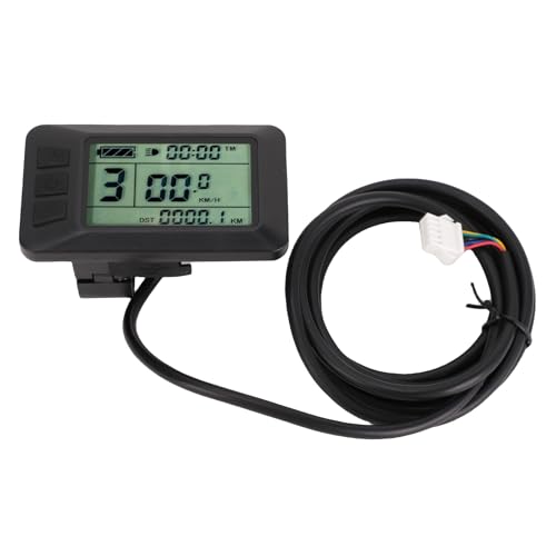 Cheotime Electric Bike LCD -Display, Farbanzeigemesser mit ergonomischen externen Tasten -Anzeige -Bedienfeld -Fahrrad -Tachometer mit SM -Anschluss Cheotime Electric Bike LCD -Display, Farbanzeigemesser mit ergonomischen externen Tasten -Anzeige -Bedienfeld -Fahrrad -Tachometer mit SM -Anschluss von CHEOTIME