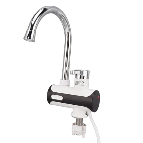 Cheotime Electric Warmwasserbereiter Wasserhahn, Edelstahlheizung Wasserhahn mit digitaler Temperaturanzeige, Tankerhitzer für die Küchenspüle von CHEOTIME