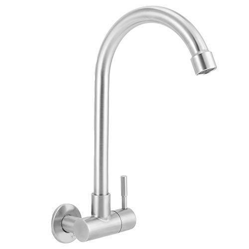 Cheotime G1/2 Küchenspüle Wasserhähnen, Wand in 360 Grad rotierender Ktichen -Wasserhahn moderner Edelstahl Waschbecken Wasserhahn Eingriff für Küchenbad Badezimmer Cheotime G1/2 Küchenspüle Wasserhähnen, Wand in 360 Grad rotierender Ktichen -Wasserhahn moderner Edelstahl Waschbecken Wasserhahn Eingriff für Küchenbad Badezimmer von CHEOTIME