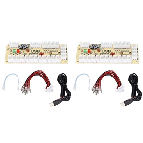 Cheotime Game Controller, USB -Encoder Zero Dely Dely Dely Dely -USB -USB -Tasten für PC für Mame für Retro (QM070913 (two people)) von CHEOTIME
