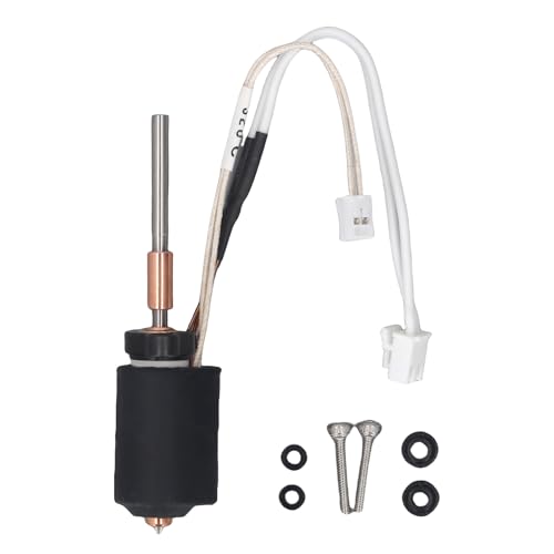 Cheotime Hot End Kit, All Metal Extruder Hotend Kit mit 0,6 mm Düsen Keramik Hotend Kit 360 Grad Heizung Ersatz für Hi Combo -Drucker (0,8 mm) von CHEOTIME