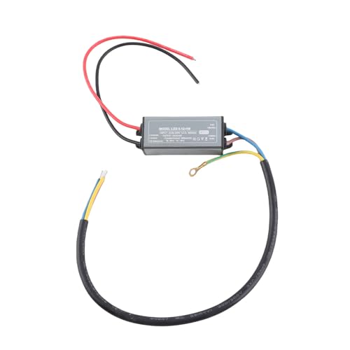 Cheotime LED-Treiber, 8-12x1W Netzteiltransformator Compact IP65-Konverter mit Kurzschlussschutz Wechselstrom für DC-Adapter für Außenlampen in Innenräumen Cheotime LED-Treiber, 8-12x1W Netzteiltransformator Compact IP65-Konverter mit Kurzschlussschutz Wechselstrom für DC-Adapter für Außenlampen in Innenräumen von CHEOTIME
