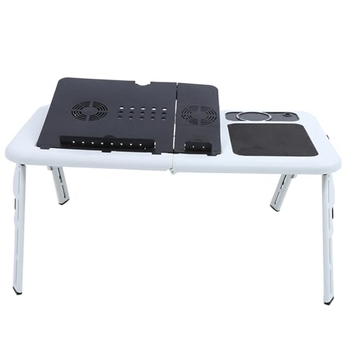 Cheotime -Laptop -Schreibtisch, Klapptisch tragbarer Stand mit Tastaturablett für Notebook -PC, 23,6 Zoll Leichtes Bettschkt von CHEOTIME