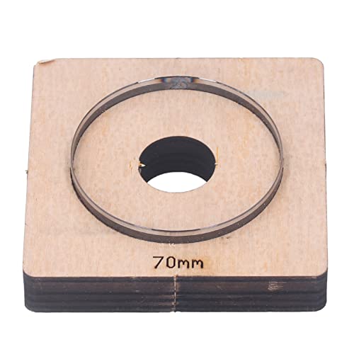 Cheotime Lederschneider Werkzeug, Leder Schnittstempel Runde Form Punch Cutter Bastelwerkzeug 70 mm Durchmesser Leder Punch geschnitten für Papiergummifahrzeug von CHEOTIME