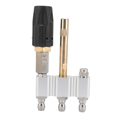 Cheotime M5 Twist Düse, Edelstahl -Messing M5 Twist Düsenspitze, M5 Twist Tipp 1/4in Schnellanschluss für Druckwaschmaschinen Langstreifen 3-7gpm von CHEOTIME