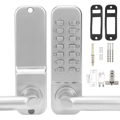 Cheotime Mechanical Keyless Eingangstür Schloss, Zinklegierungsport -Kennwort -Tastaturschloss für Innen- und Außentüren Keine Batterie für Büro- oder Vermietungsgebrauch Cheotime Mechanical Keyless Eingangstür Schloss, Zinklegierungsport -Kennwort -Tastaturschloss für Innen- und Außentüren Keine Batterie für Büro- oder Vermietungsgebrauch von CHEOTIME