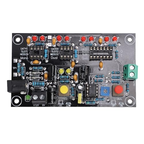 Cheotime Op Amp Tester, operative Verstärker -Testmodulplatte für einzelne Doppelquad -Chip -Tests, Diagnosewerkzeug für elektronische Komponenten für die Analyse der von CHEOTIME