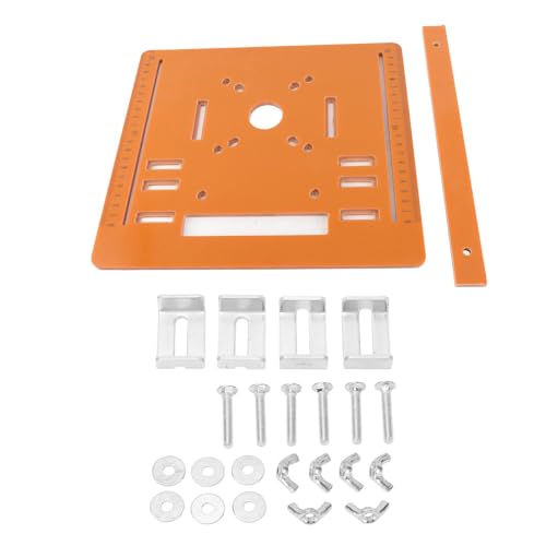 Cheotime -Schneidemaschine Basisplatte, 28x25 cm geschnittene Kreissägeführung geeignet für Aluminium Router Tischeinsatzplatte, Mini Holzbearbeitungsbänke Router Flipplatte Cheotime -Schneidemaschine Basisplatte, 28x25 cm geschnittene Kreissägeführung geeignet für Aluminium Router Tischeinsatzplatte, Mini Holzbearbeitungsbänke Router Flipplatte von CHEOTIME