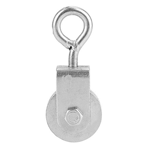 Cheotime Single Pulley Block, Hochleistungs -0,3 -Tonnen -Last -Heizung Tackle Drahtseil Hängende Drahtschlepprad Wärme behandelte Stahlscheibe für Heben von Takelanlagen (Halbpackringlager) von CHEOTIME