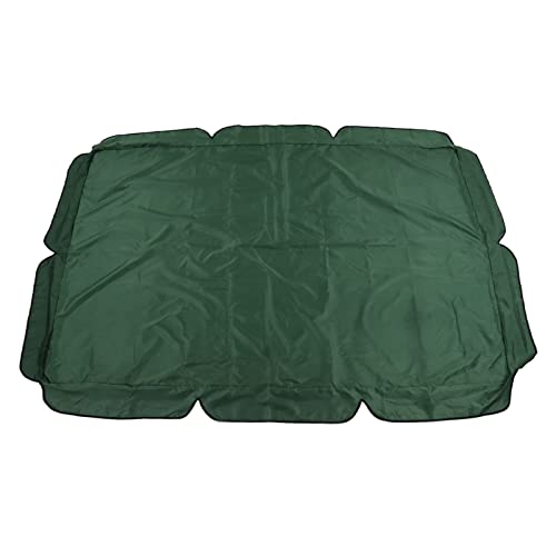 Cheotime Swing Banopy, Schwung obere Abdeckung Wasser verhindern Outdoor, 600d Silber Oxford Stoff Rot Schwung Dach (Rot) (Dunkelgrün) von CHEOTIME