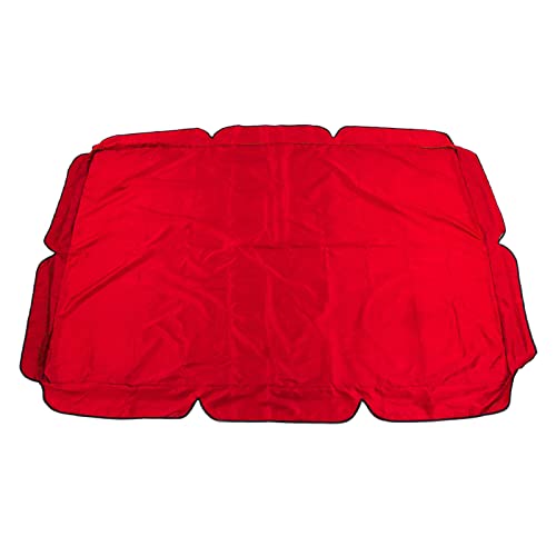 Cheotime Swing Banopy, Schwung obere Abdeckung Wasser verhindern Outdoor, 600d Silber Oxford Stoff Rot Schwung Dach (Rot) von CHEOTIME