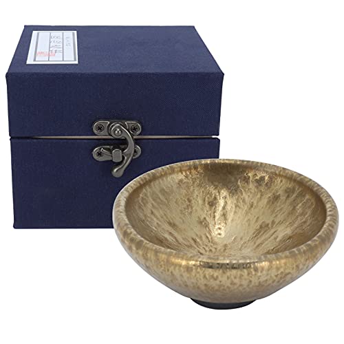 Cheotime Tea Tasse, Vintage strukturierte Keramikbecher mit metallischer Glasur, Jianzhan -Tasse für Kungfu -Tee, Wohnkultur, und Sammlung Cheotime Tea Tasse, Vintage strukturierte Keramikbecher mit metallischer Glasur, Jianzhan -Tasse für Kungfu -Tee, Wohnkultur, und Sammlung von CHEOTIME