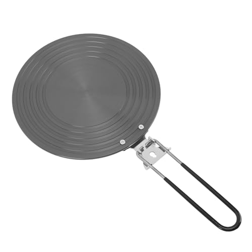 Cheotime Wärme -Leitungsplatte, Aluminiumlegier -Kochadapterplatte, Abtruen von Tablett für Gasherd und offener Flammenherd langsam kochend und Lebensmitteltau (28 cm) von CHEOTIME