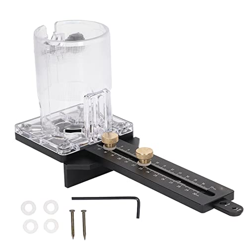 Cheotime Wood Router Slotting Locator, geschlitzte Basis- und Befestigungshalterung Holzschneider Router Basis -Mahlen -Kreis -Schlitz -Locator -Werkzeug für Durchmasser 65 -mm von CHEOTIME