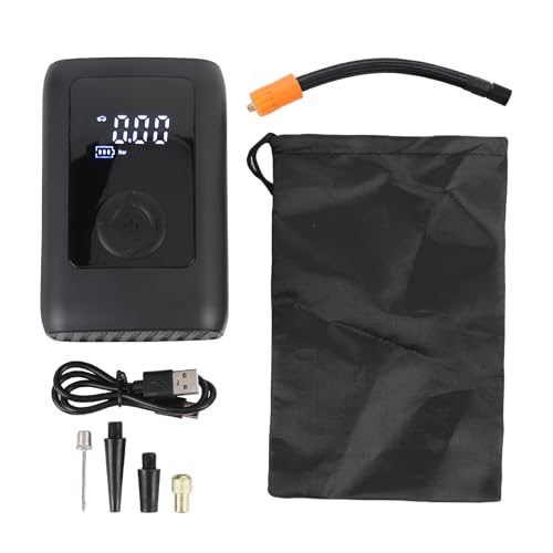 Cheotime tragbarer Luftkompressor, schnurloser Reifeninflator mit automatischer Ausbindung von 153 psi, 4000 mAh wiederaufladbare Pumpe für Car Bike Motorcycle, LCD -Display (Mi01 Cordless Inflator Cheotime tragbarer Luftkompressor, schnurloser Reifeninflator mit automatischer Ausbindung von 153 psi, 4000 mAh wiederaufladbare Pumpe für Car Bike Motorcycle, LCD -Display (Mi01 Cordless Inflator von CHEOTIME