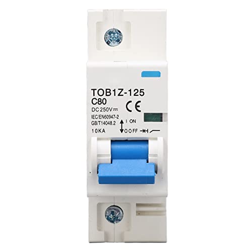 DC Miniatur -Leistungsschalter, 1p Mini -Leistungsschalter PA66 10 ka Batterie Breaker Protector kleiner Leistungsschalter für Solar -PV -System DC250V 80A DC Miniatur -Leistungsschalter, 1p Mini -Leistungsschalter PA66 10 ka Batterie Breaker Protector kleiner Leistungsschalter für Solar -PV -System DC250V 80A von CHEOTIME