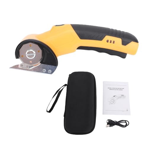 Elektrische Schere, bürstenlose Scheren mit 50N Schneidkraft Edelstahl klingen Papp schneider Drahtloser Trimmer für Stoff leder designer von CHEOTIME