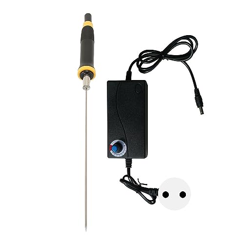 Schaumschneider, einstellbare Temperatur heißer Drahtschneider, elektrisches heißes Messer mit Silikongriff zum Schnitzen von Polystyrolschaumhandwerk Schaumschneider, einstellbare Temperatur heißer Drahtschneider, elektrisches heißes Messer mit Silikongriff zum Schnitzen von Polystyrolschaumhandwerk von CHEOTIME