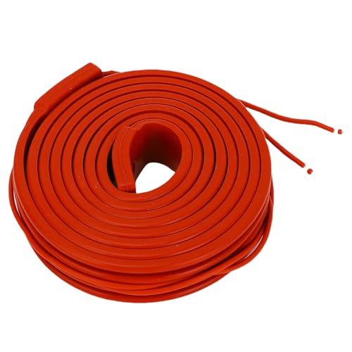 Water Pipe Heat Tape, Flexible Silicone Heating Cable 25x2000mm 200W Power Freeze Protection for Pipes and Tanks Industrial and Laboratory Use von CHEOTIME