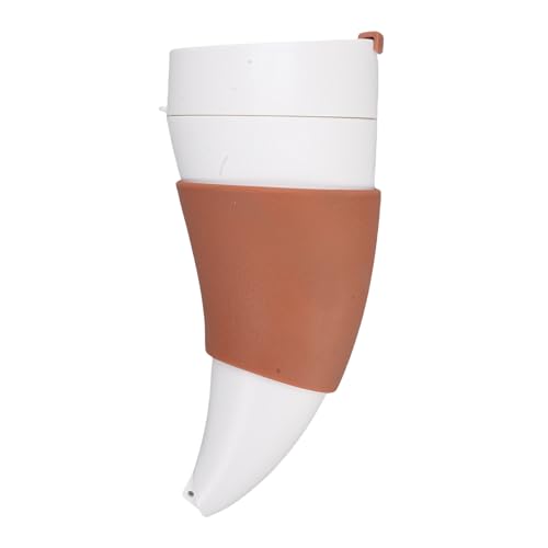 Ziegenhorn -Kaffeetasse, 230 ml Edelstahl -Reisetasse, wiederverwendbarer Kaffeetasse mit Leckdosen mit Deckel für Home Office und Nutzung im Freien von CHEOTIME