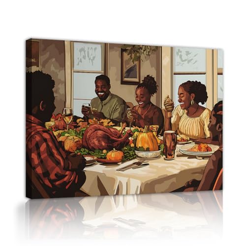 CHERHERART Thanksgiving Familie Abendessen Leinwand Wandkunst Leckeres Essen Leinwanddrucke Poster für Wohnzimmer Zuhause Küche Schlafzimmer Cafe Dekor 80x100cm Innenrahmen CHERHERART Thanksgiving Familie Abendessen Leinwand Wandkunst Leckeres Essen Leinwanddrucke Poster für Wohnzimmer Zuhause Küche Schlafzimmer Cafe Dekor 80x100cm Innenrahmen von CHERHERART