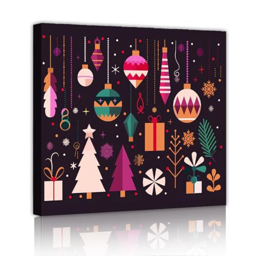 CHERHERART Weihnachten Leinwand Wandkunst Urlaub Ornamente Bilder Kunstwerk Drucke Poster für Zuhause Wohnzimmer Esszimmer Küche Dekor 50x50cm Innenrahmen CHERHERART Weihnachten Leinwand Wandkunst Urlaub Ornamente Bilder Kunstwerk Drucke Poster für Zuhause Wohnzimmer Esszimmer Küche Dekor 50x50cm Innenrahmen von CHERHERART