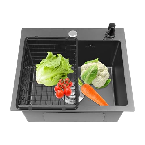 201 Edelstahl Küchenspüle, Spüle Küche Rechteckig Edelstahlspüle, Schwarz Küchenspülen Unterbaubecken Für Die Heimische Küche 201 Edelstahl Küchenspüle, Spüle Küche Rechteckig Edelstahlspüle, Schwarz Küchenspülen Unterbaubecken Für Die Heimische Küche von CHERIPOLI
