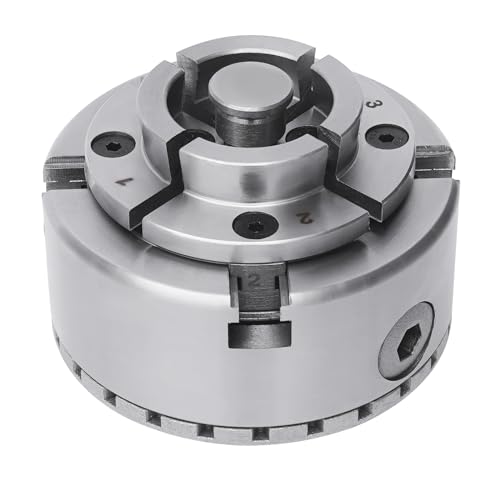 4-Backen Drechselfutter Spannfutter Drehfutter, Drehbankfutter Drehmaschinenfutter Drechselspannfutter, für M33 Drechselbank von CHERIPOLI