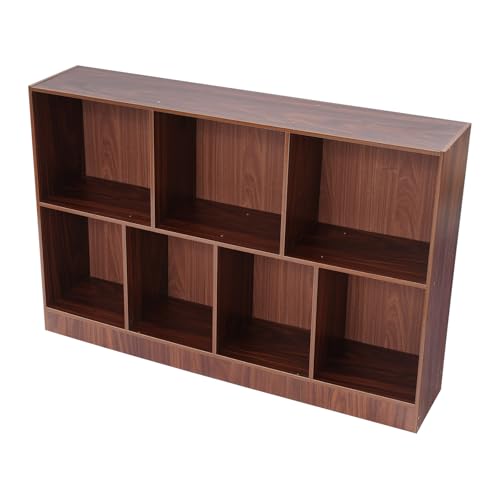 7 Fächern Aufbewahrungsregal Aufbewahrungsrega Bücherregal Standregal multifunktionales Massivholz Vintage Regal Bücherschrank für Schlafzimmer Büro Kinderzimmer (Kiefer-Walnuss, 120 × 24 × 80 cm) 7 Fächern Aufbewahrungsregal Aufbewahrungsrega Bücherregal Standregal multifunktionales Massivholz Vintage Regal Bücherschrank für Schlafzimmer Büro Kinderzimmer (Kiefer-Walnuss, 120 × 24 × 80 cm) von CHERIPOLI