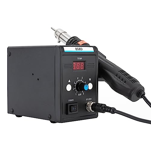 700WA 858D Heißluft Lötstation Entlötstation, Rework Station Repara Nachbesserungsstation Reparaturen, Solder Soldering LöTen Hot Air, für SMD Löten und Entlöten 700WA 858D Heißluft Lötstation Entlötstation, Rework Station Repara Nachbesserungsstation Reparaturen, Solder Soldering LöTen Hot Air, für SMD Löten und Entlöten von CHERIPOLI