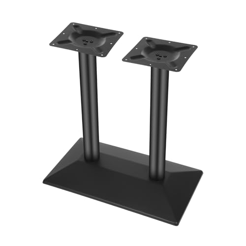 CHERIPOLI 72cm Tisch-Beine aus Metall Bankgestell Bankbeine, Tischfüße Stahl pulverbeschichtet Industriedesign Vierkantprofil Tischkufen, für Esstisch Schreibtisch Couchtisch Bank von CHERIPOLI