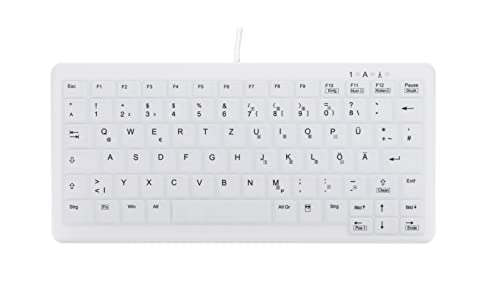 CHERRY AK-C4110 Desinfizierbare Hygienetastatur im Notebook-Design weiß von CHERRY