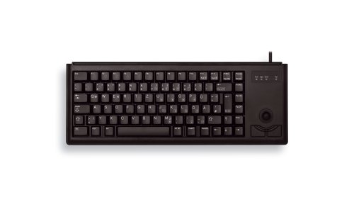 CHERRY G84-4400LUBUS-2 Tastatur mit Trackball USB US Layout QWERTY schwarz von CHERRY