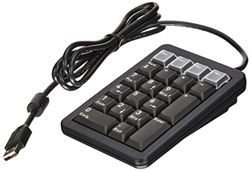 CHERRY KEYPAD USB SLIM LINE, schwarz, G84-4700LUCDE-2 von CHERRY