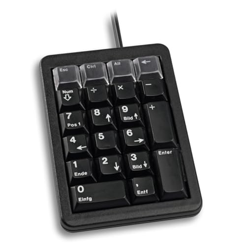 CHERRY Keypad G84-4700 USB Black - Tastaturen (USB, 0-50 °C, Schwarz, 90 x 132 x 34 mm, Windows TM XP, CE, VDE/ÜG, FCC, cURus, WHQL), G84-4700LUCUS-2 von CHERRY
