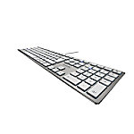 CHERRY Tastatur KC 6000 SLIM JK-1600DE-1 Verkabelt Silber QWERTZ (DE) von CHERRY