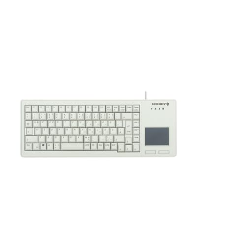 CHERRY G84-5500 XS, Kompakte Tastatur mit Touchpad, Deutsches Layout (QWERTZ), Kabelgebunden (USB-A Anschluss), Mechanische CHERRY ML Switches, Hellgrau CHERRY G84-5500 XS, Kompakte Tastatur mit Touchpad, Deutsches Layout (QWERTZ), Kabelgebunden (USB-A Anschluss), Mechanische CHERRY ML Switches, Hellgrau von CHERRY