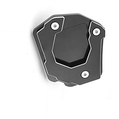 Für BMW F800 Gs Für BMW F 800 Gs Motorrad CNC Aluminium Seitenständer Vergrößerungsplatte Zubehör Für BMW F800gs F800gs Adventure Ständer (Color : Schwarz) von CHEVVY