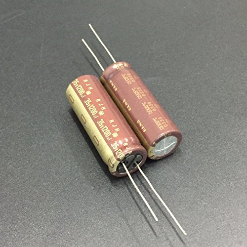 5 Stück 35V 1200uF 35V1200uF RJH 12,5x35 Audiokondensator mit niedriger Impedanz Braun Kondensator Bastelmaterial von CHEWYZ