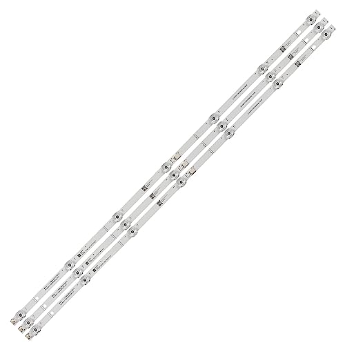 CHEWYZ LED Hintergrundbeleuchtung Streifen kompatibel für 43A6101EE H43BE7000 H43B7100 H43B7100UK HL 43J802 HD425V1U51-TOL1 SVH425A05 JL.D42571330-003FS-M-V003 1 (Color : 1 Sets - 3 Stück) von CHEWYZ