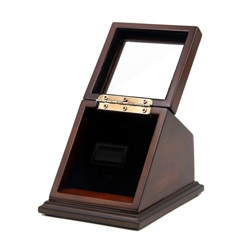Chez Monett Championship Ring Vitrine Big Ring Aufbewahrungsbox (Espresso, 7 Fächer) von CHEZ MONETT