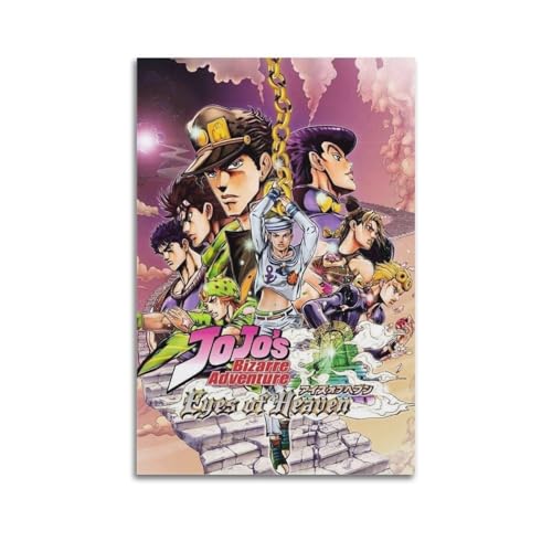 CHEZLIEND JoJo's Bizarre AdventureCreativity Into Simple Design Leinwand Gemälde Animationsfilm Leinwand Poster Jugend Dekoratives Heimästhetikposter 30 x 45 cm Unframe-26 von CHEZLIEND