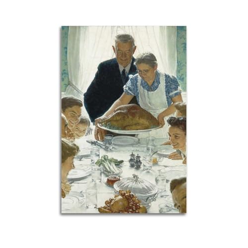 CHEZLIEND Norman Rockwell PaintingCreativity Into Simple Design Leinwandmalerei, Animationsfilm, Leinwandposter, Jugendposter, dekoratives Heimästhetik-Poster, 20 x 30 cm, ungerahmt, 8 von CHEZLIEND