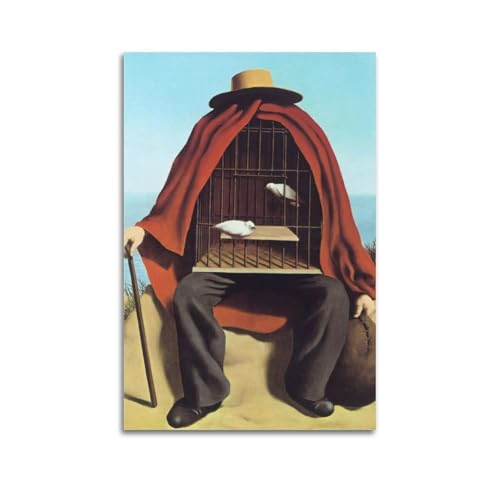 CHEZLIEND Rene Magritte PaintingCreativity Into Simple Design Leinwandmalerei, Animationsfilm, Leinwandposter, Jugendposter, dekoratives Heimästhetik-Poster, 20 x 30 cm, ungerahmt, 36 von CHEZLIEND