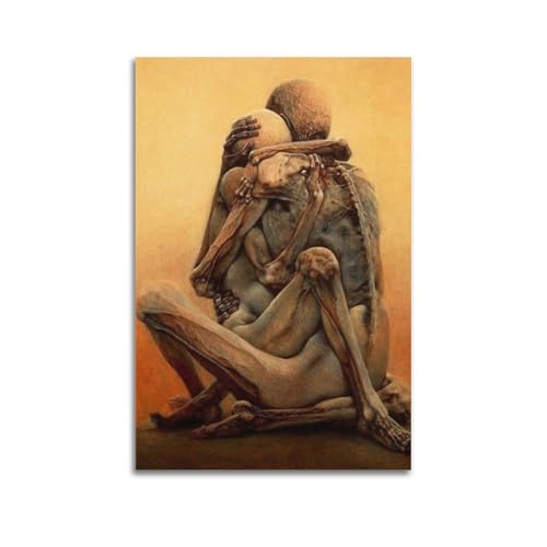 CHEZLIEND Zdzislaw Beksinski PaintingCreativity Into Simple Design Leinwand Malerei Animationsfilm Leinwand Poster Jugenddeko Home Ästhetik Poster 30 x 45 cm Unframe-Stil von CHEZLIEND