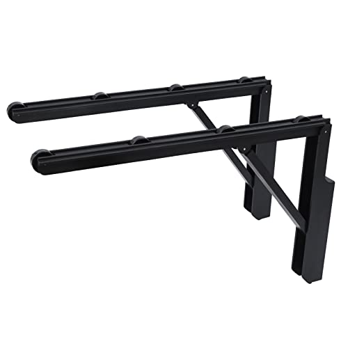 Whirlpool-Abdeckungsheber, 2 Stück Cover Lifter Abdeckungsheber, Schwarz, Hhenverstellbar faltbar Rollengestelle Schwarz Hebesystem 35kg Tragfähigkeit von CHFUNE